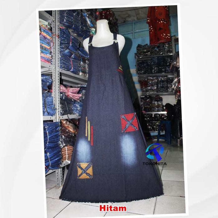 Quần Yếm Jean Dài Màu Xanh Navy Thời Trang Cho Người Lớn