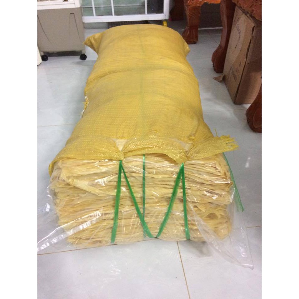 Tàu hủ ky lá khô hàng chợ đóng bao 30 kg.
