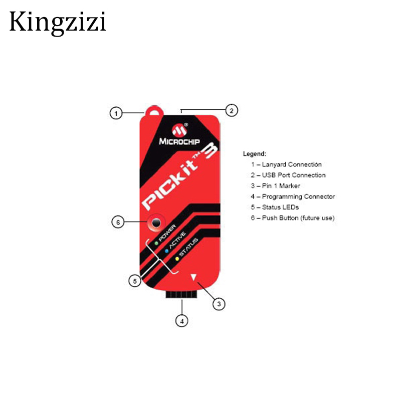 Pickit3 PIC kit3 Pickit 3 lập trình ngoại tuyến lập trình PIC vi điều khiển chip độc quyền