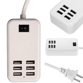 Bộ sạc nhanh USB đa 4-6 cổng Bộ chuyển đổi 6 cổng Bộ nguồn AC treo tường du lịch