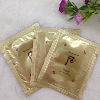 MẶT NẠ NÓNG WHOO GÓI 3ML