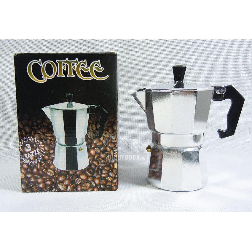 Ấm pha cà phê Moka Express 6TZ (6 cup), Bình pha cà phê kiểu Ý