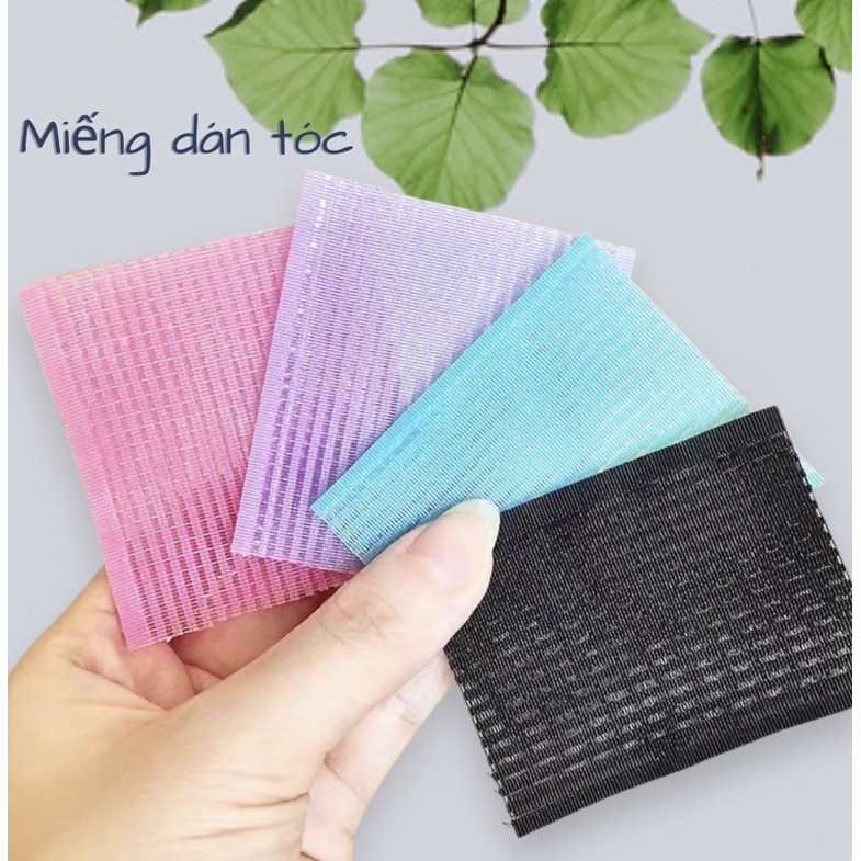 Set 2 miếng dán tóc mái hỗ trợ trang điểm phong cách Hàn Quốc dành cho nữ