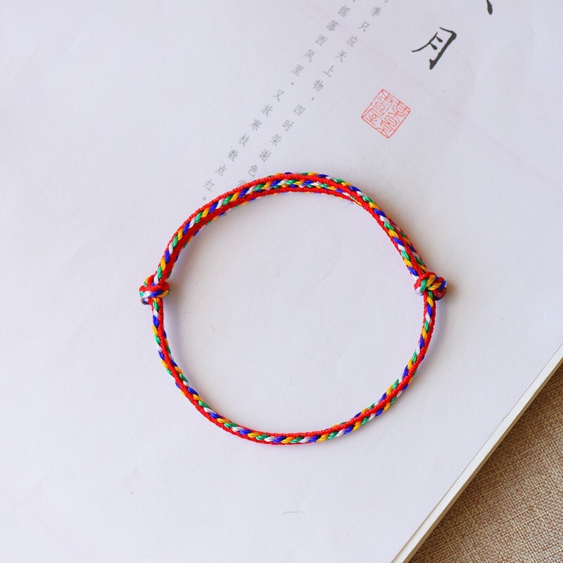 Vòng tay Chỉ Ngũ Sắc bình an - MH584