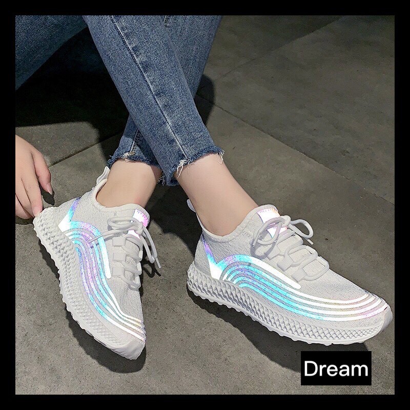 Giày sneaker cổ chun cực đẹp Hot Trend - Kèm clip và ảnh thật - Ds06 | BigBuy360 - bigbuy360.vn