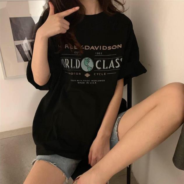 [S04][HÌNH THẬT] Áo thun nữ nam unisex căp đôi áo phông nữ tay lỡ World 🌏 Class phong cách cute-BT022