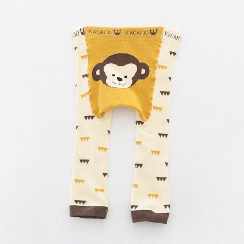 Set quần dài phối đôi tất in họa tiết hoạt hình đáng yêu cho bé