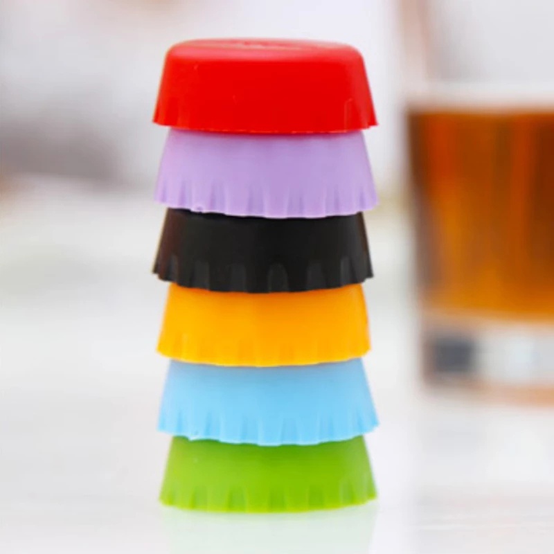 Set 6 Nắp Silicone Tròn Đậy Chai Lọ Đa Năng Tiện Dụng