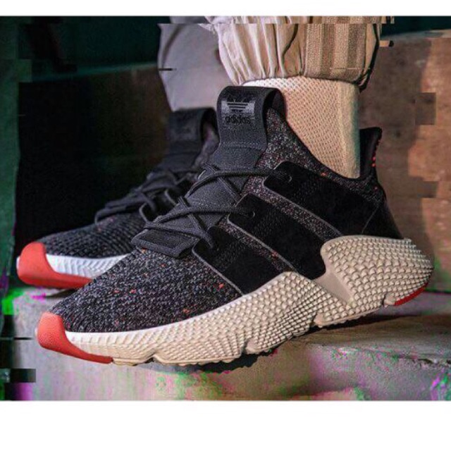 Giày thể thao sneaker Prophere ĐEN ĐỎ TRẮNG NAM NỮ