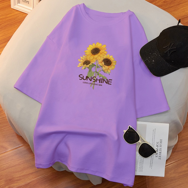 NRVP Áo thun tay ngắn cổ tròn dáng rộng size 5xl
