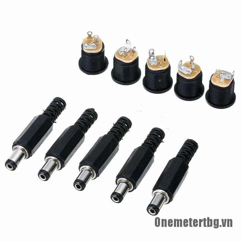 1 Set 10 Cặp Giắc Cắm Dc 12v 3a Đầu Đực + Đầu Cái | WebRaoVat - webraovat.net.vn