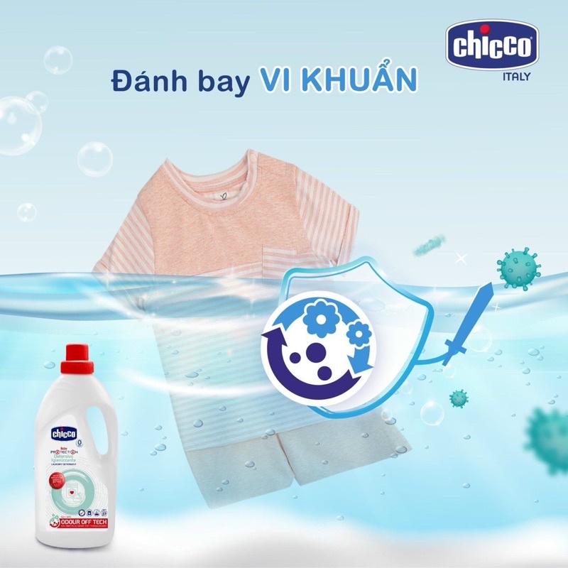 Nước giặt - Nước Xả quần áo Chicco dành cho bé 0M+