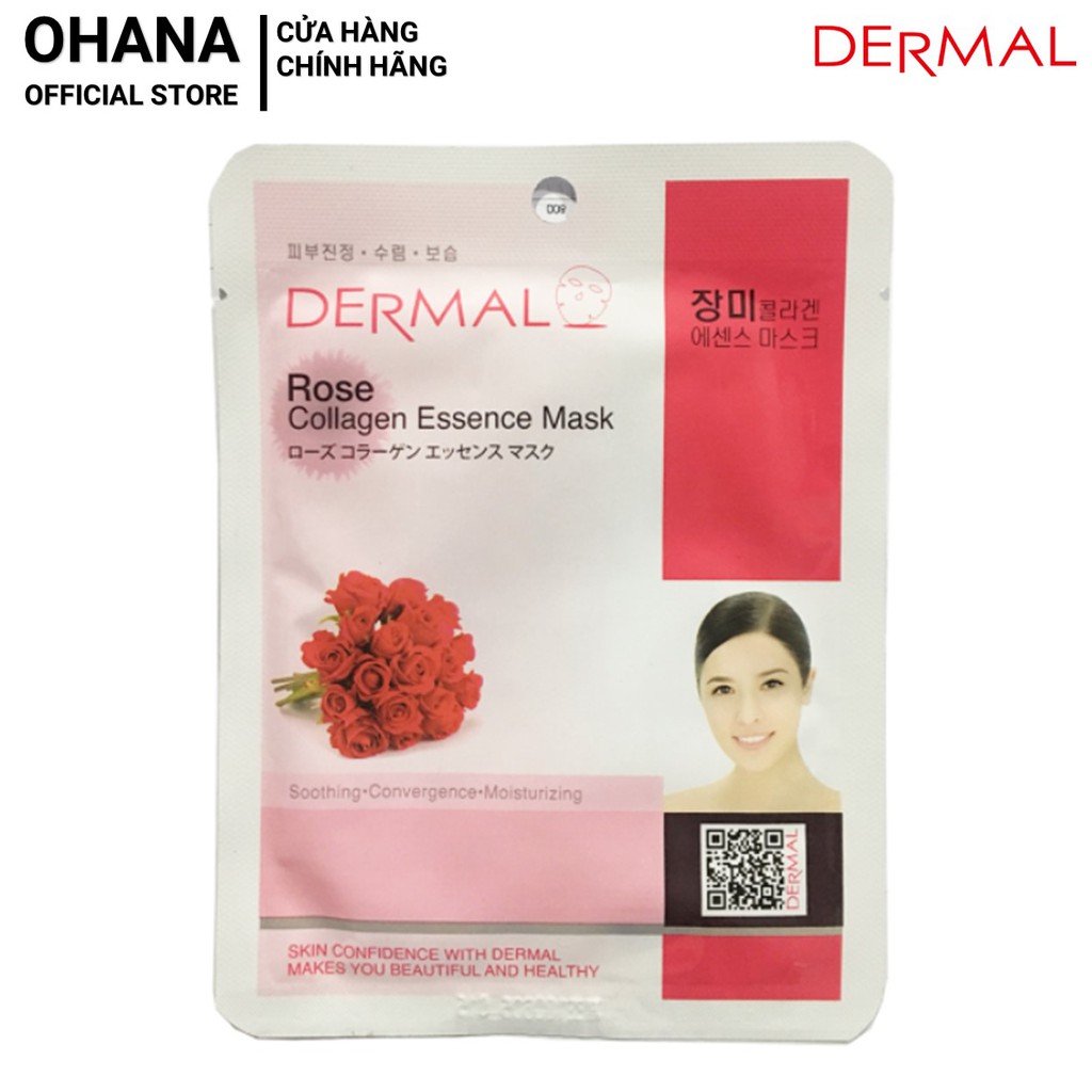 Mặt Nạ Dưỡng Da Tinh Chất Hoa Hồng Dermal