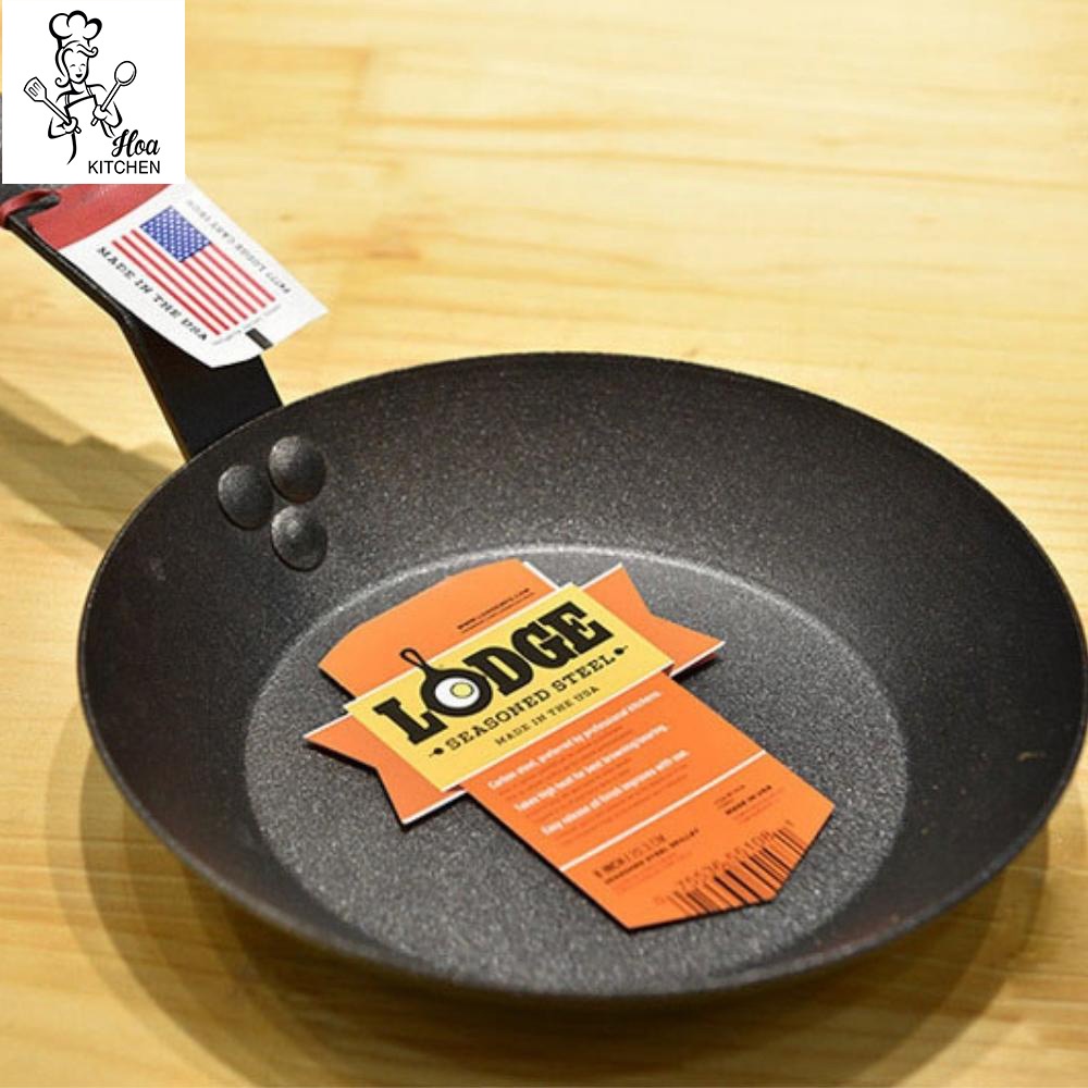 Chảo Gang Lodge Chảo Thép Carbon Đường Kính 20.3 cm  Chính Hãng USA
