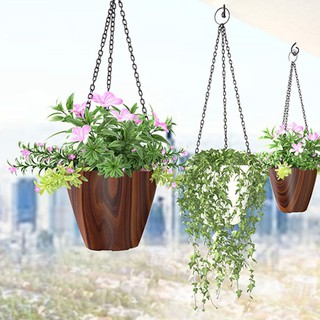 Chậu sơn treo tròn bầu 20*20*18cm - Chậu nhựa tự dưỡng Catleza