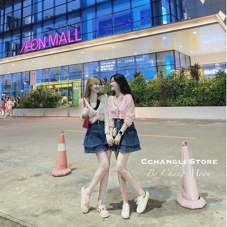 Set áo dài tay kèm áo yếm