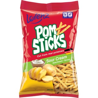 Khoai tây chiên Pomsticks vị kem bơ hiệu Lorenz 70g