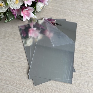 Gương Dán Tường (+KEO), Soi Toàn Thân mua 3-5 tấm, Nhựa Mica Dẻo dùng cho Nhà Tắm Nhà Vệ Sinh, soi rõ như kiếng