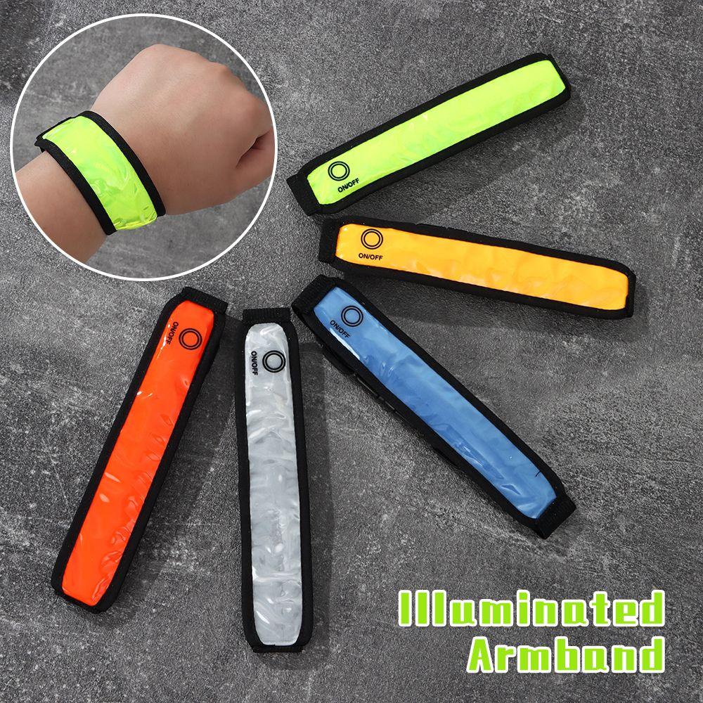 Đai Đeo Đèn LED Cảnh Báo An Toàn Có 5 Màu Cho Chạy Bộ Ban Đêm