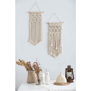 Rèm Macrame decor, rèm treo tường trang trí