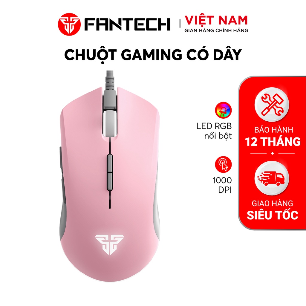 Chuột Gaming Macro FANTECH X17 BLAKE 10000 DPI LED RGB Chroma 16,8 Triệu Màu Phần Mềm Tùy Chỉnh - Hàng Chính Hãng