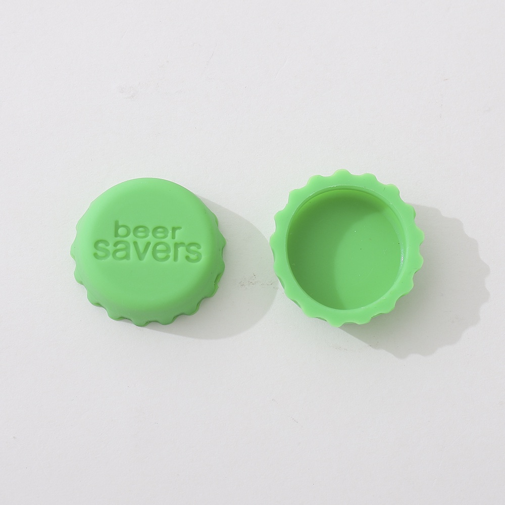 Set 12 Nắp Đậy Chai Bia / Giấm / Nước Sốt Bằng Silicon Có Thể Tái Sử Dụng