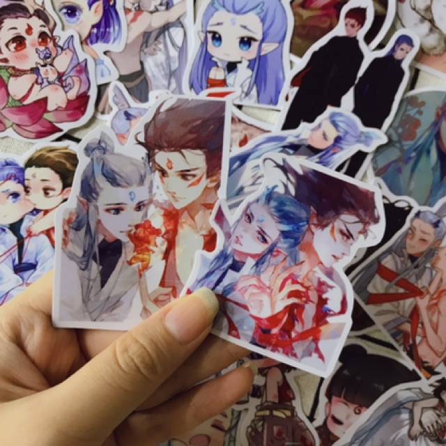Set sticker Natra-Ngáo Bính, hình dán chống nắng chống nước