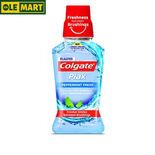 Nước súc miệng Colgate Plax hương Bạc hà chai 250ml