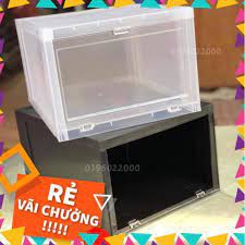HỘP ĐỰNG GIÀY lắp ghép  ☼ 𝔽𝔼𝔼𝕊ℍ𝕀ℙ☼ NẮP NHỰA ĐÚC VIÊT NHẬT CỨNG. MỖI HỘP CHỊU TỐI ĐA 10Kg. ĐỂ GIÀY BIG SIZE