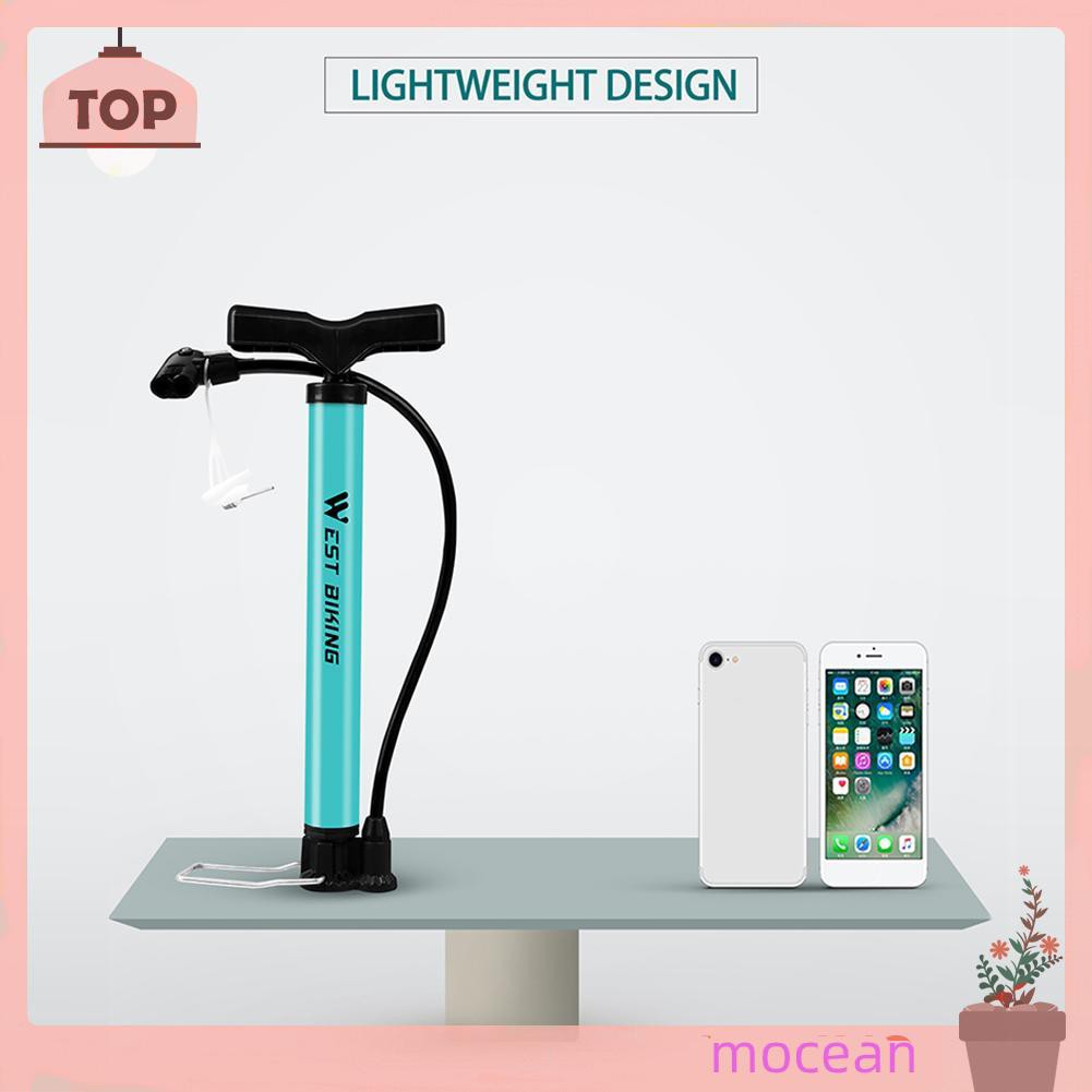 WEST BIKING Bicycle Tire Inflator 120PSI MTB Bike Air Pump for Basketball