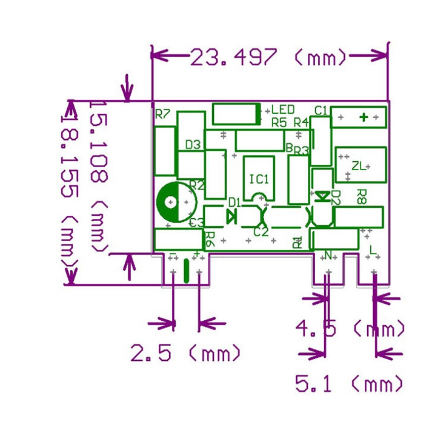 Mô Đun Giảm Áp Ac-Dc 12v 300ma 5v 700ma 3.5w