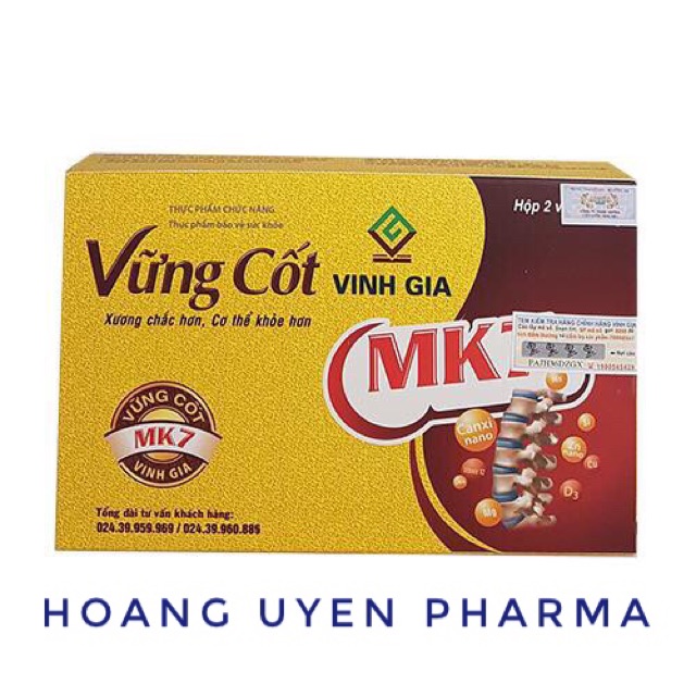 Vững Cốt Vinh Gia - Hộp 20 viên - giúp xương chắc khoẻ hơn