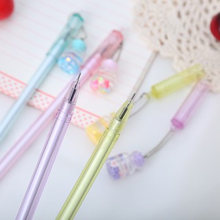 Bút nước mực đen nắp hình lọ_bút bi cute cho học sinh giá rẻ
