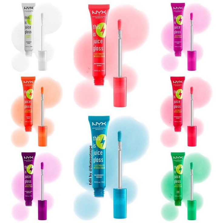 Son bóng thuần chay, trong suốt làm hồng môi NYX Electrolyte Infused Scented Lip Gloss căng mọng môi