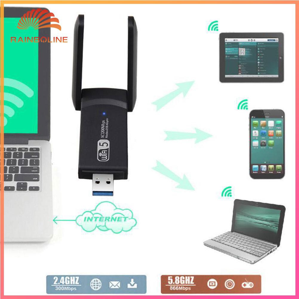 Usb Wifi 1200mbps Băng Tầng Kép 802.11 Ac Usb 3.0 | BigBuy360 - bigbuy360.vn