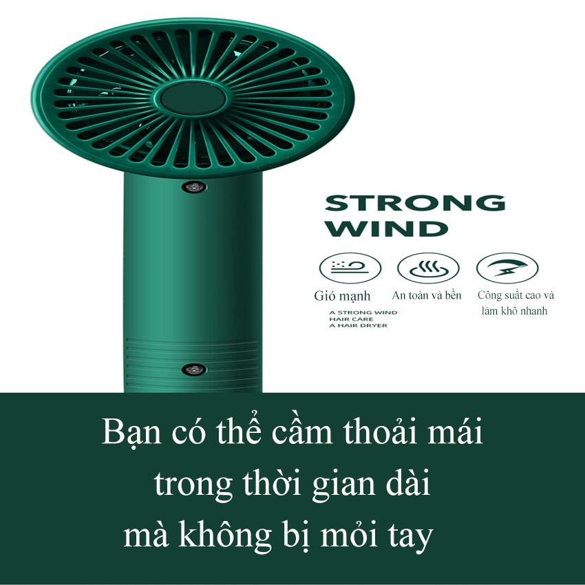 Máy Sấy Tóc, Máy Sấy Tóc Mini 2 Chiều Nóng Lạnh Tạo Mùi Thơm Công Suất Lớn LEON OFFICIAL