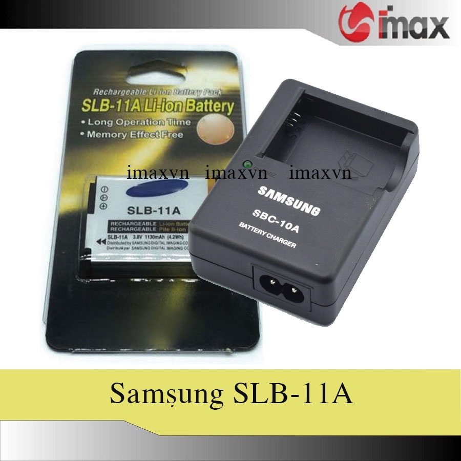 Bộ 01 pin Samsung SLB-11A + 01 sạc Samsung SBC-11A - Hàng nhập khẩu