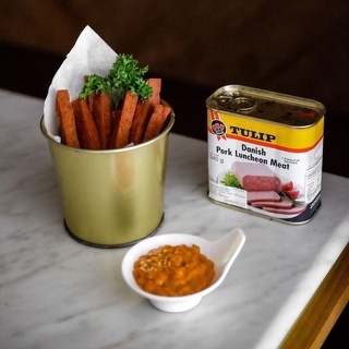 Thịt Heo Hộp Tulip 340g - Nhập Khẩu Đan Mạch | Tulip Pork Luncheon Meat 340g