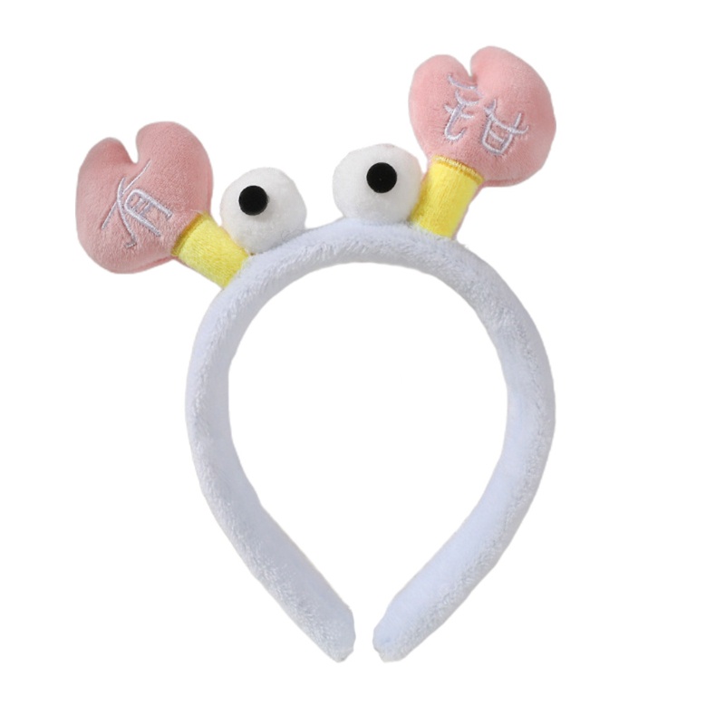 Cài Tóc Hình Con Cua Nhồi Bông Đáng Yêu Dành Cho Bé Gái