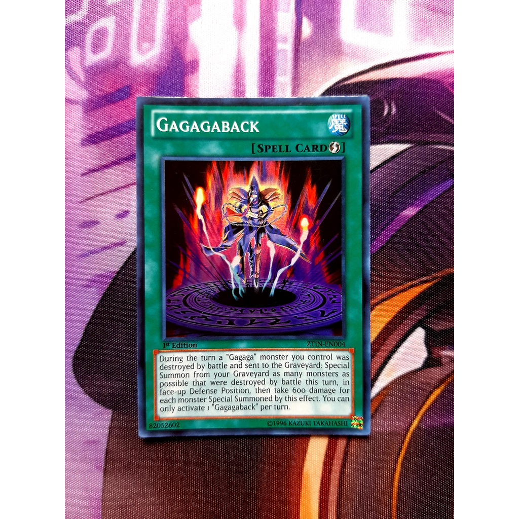 Thẻ Bài Mint90 Yugioh Spell Gagagaback - ZTIN-EN004 - Super Rare