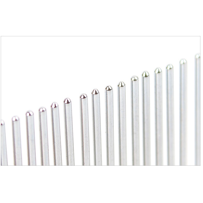 Lược Inox Chải Lông Cho Chó Mèo Lông Dài - Giúp Gỡ Rối Lông Cho Thú Cưng