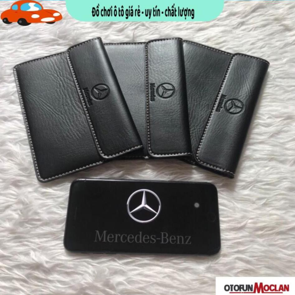 Ví Mercedes đen đựng giấy tờ xe ô tô - ví da đăng kiểm full hãng xe ( xưởng may chuyên sỉ)  Bảo Hành Uy Tín Lỗi 1 Đổi 1