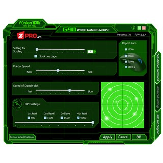 Chuột Fuhlen G90 Chính Hãng - BH 3 năm