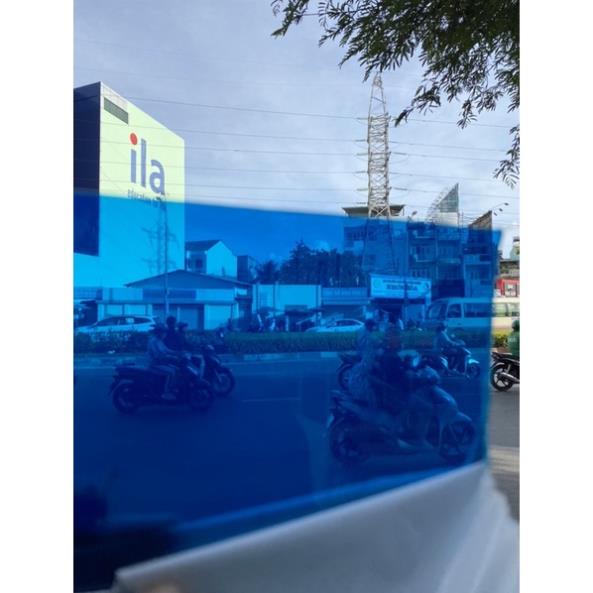 Tấm nhựa phẳng POLY lấy ánh sáng màu TRẮNG TRONG /màu XANH