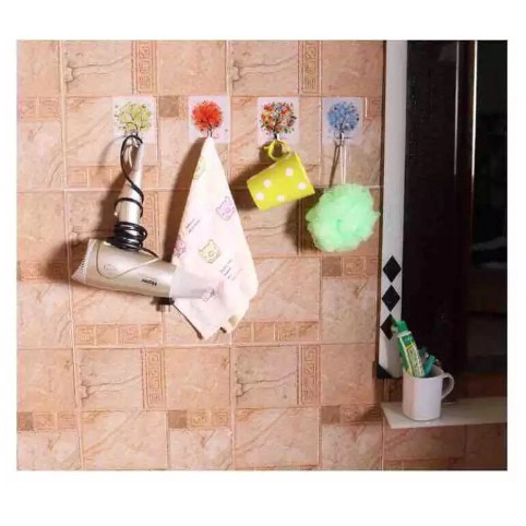 Móc treo đồ tự dính gắn tường tiện dụng chất lượng cao