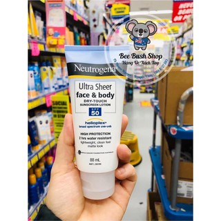 Kem chống nắng Neutrogena face and body