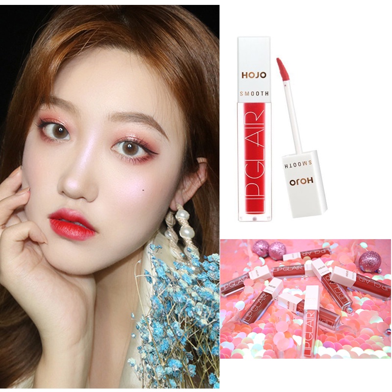 HOJO No.8030 - Son kem Lì Cao Cấp HOJO Dumb Smooth Lip Glair Silky