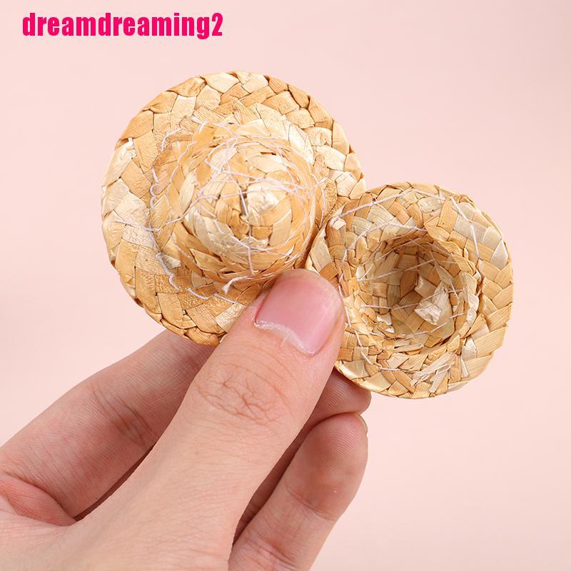 Bộ 2 Mũ Rơm Dễ Thương Thời Trang Cho Bé
