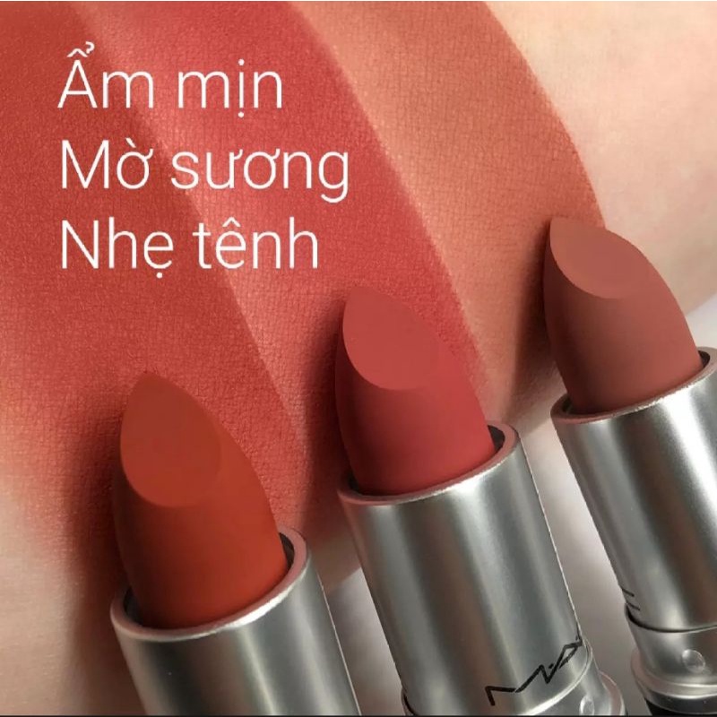 Son môi màu cam cháy đỏ gạch cam đất Ruby/Lady/Sorry