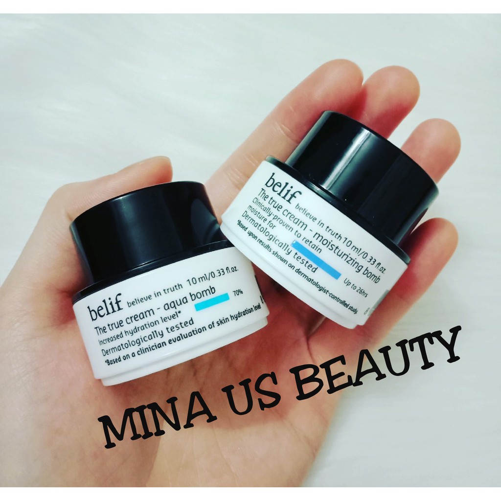 Kem dưỡng belif the true cream Aqua bomb / Moisturizing bomb